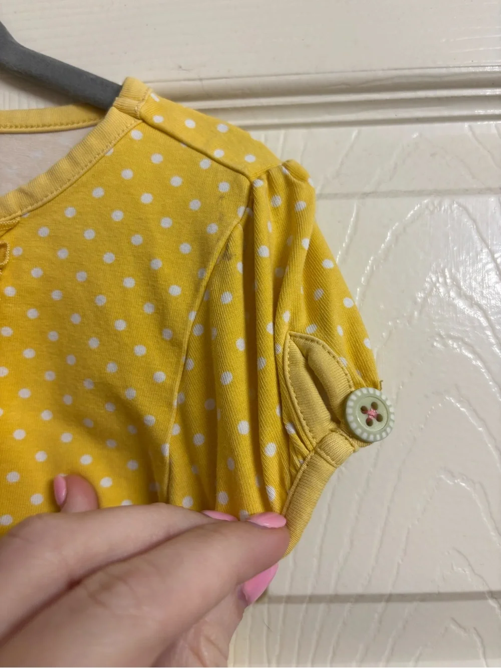 Matilda Jane Sun Flare Yellow Polka Dot Lap Dress